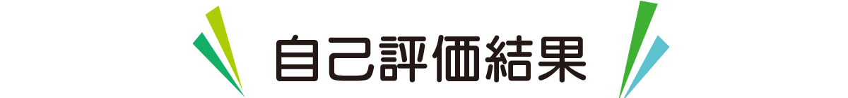 自己評価結果